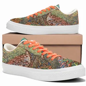 Men Stream In The Forest Low Top Canvas Shoes