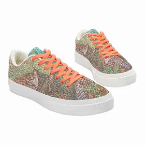 Men Stream In The Forest Low Top Canvas Shoes