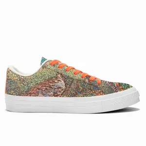 Men Stream In The Forest Low Top Canvas Shoes