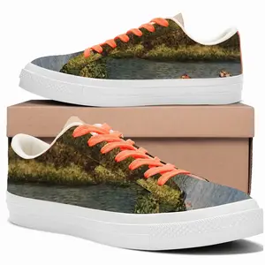 Men Boats In Central Park Low Top Canvas Shoes