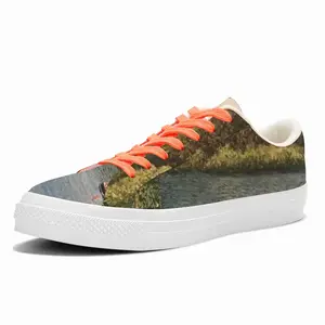 Men Boats In Central Park Low Top Canvas Shoes