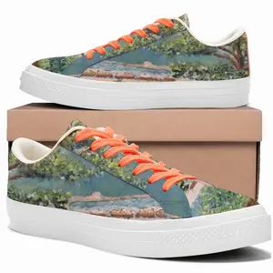 Men Bear Mountain New York Low Top Canvas Shoes