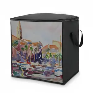 Sanary Sur Mer A Mediterranean Harbour Quilt Storage Bag