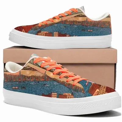 Men The Brooklyn Bridge Low Top Canvas Shoes