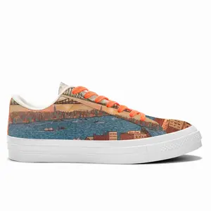 Men The Brooklyn Bridge Low Top Canvas Shoes