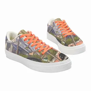 Men South Beach Florida Low Top Canvas Shoes