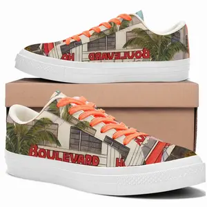 Men Boulevard Hotel South Beach Low Top Canvas Shoes