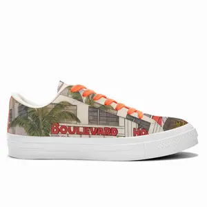 Men Boulevard Hotel South Beach Low Top Canvas Shoes