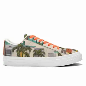 Men Avalon Hotel South Beach Low Top Canvas Shoes