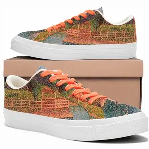 Men Gazebo On The Lake Low Top Canvas Shoes