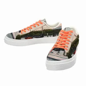 Men Sailboat South Florida Low Top Canvas Shoes