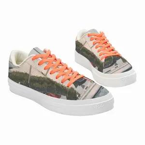 Men Sailboat South Florida Low Top Canvas Shoes