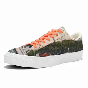 Men Sailboat South Florida Low Top Canvas Shoes