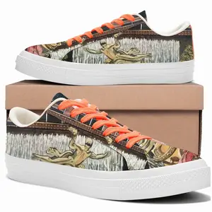 Men Rockefeller Center New York City Low Top Canvas Shoes