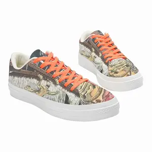 Men Rockefeller Center New York City Low Top Canvas Shoes