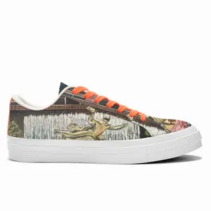 Men Rockefeller Center New York City Low Top Canvas Shoes