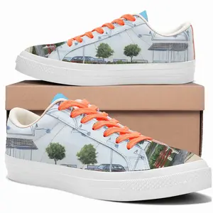 Men Rockaways Playland New York City Low Top Canvas Shoes