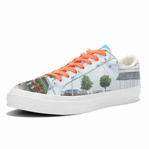 Men Rockaways Playland New York City Low Top Canvas Shoes