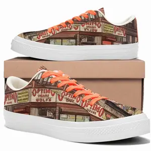 Men Optimo Cigars New York City Low Top Canvas Shoes