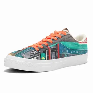 Men Rocco Restaurant New York City Low Top Canvas Shoes