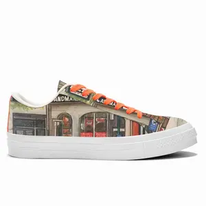 Men Landmark Deli New York City Low Top Canvas Shoes