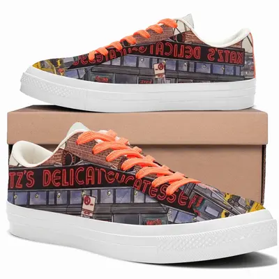 Men Katzs Deli New York City Low Top Canvas Shoes