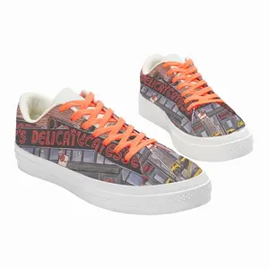 Men Katzs Deli New York City Low Top Canvas Shoes