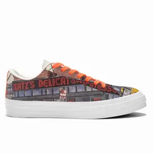 Men Katzs Deli New York City Low Top Canvas Shoes