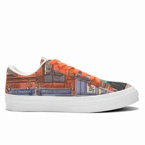 Men Greenwich Village New York City Low Top Canvas Shoes