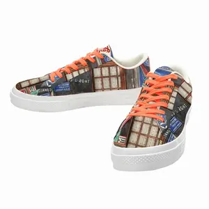 Men Grocery Store New York City Low Top Canvas Shoes