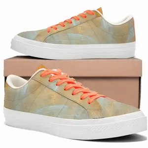 Men Hello And Goodbye Low Top Canvas Shoes