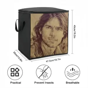 Tom Cruise Portrait Quilt Storage Bag