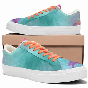 Men Falling Into The Day Low Top Canvas Shoes