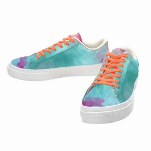 Men Falling Into The Day Low Top Canvas Shoes