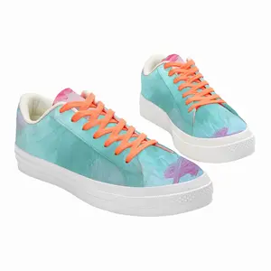 Men Falling Into The Day Low Top Canvas Shoes