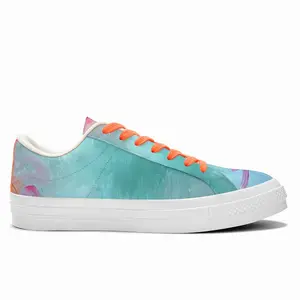 Men Falling Into The Day Low Top Canvas Shoes