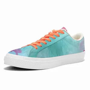 Men Falling Into The Day Low Top Canvas Shoes