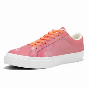 Men Pink Shoes Low Top Canvas Shoes