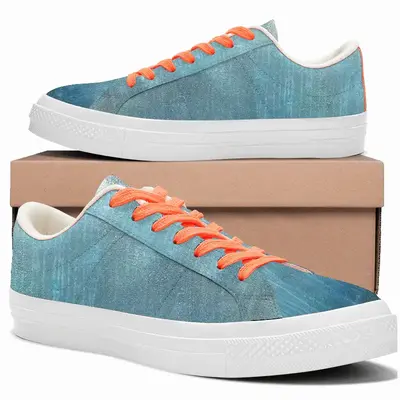 Men Shapes Of Water Low Top Canvas Shoes