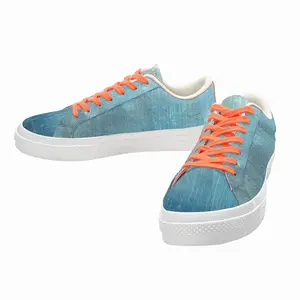 Men Shapes Of Water Low Top Canvas Shoes