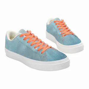 Men Shapes Of Water Low Top Canvas Shoes