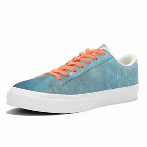 Men Shapes Of Water Low Top Canvas Shoes