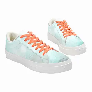 Men Calm Of The Blue Low Top Canvas Shoes