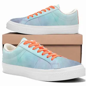 Men Bright Tones Low Top Canvas Shoes