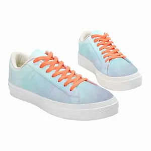 Men Bright Tones Low Top Canvas Shoes