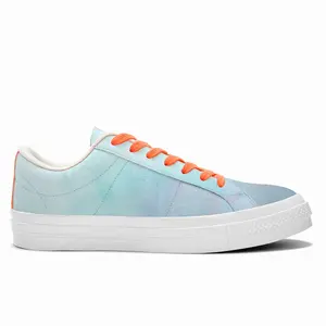 Men Bright Tones Low Top Canvas Shoes