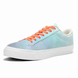 Men Bright Tones Low Top Canvas Shoes