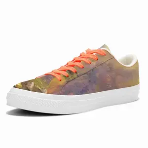 Men Romantic Sailing Seaside Sunset Scenic Low Top Canvas Shoes