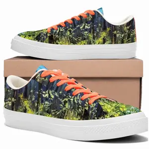 Men Morning Forest Low Top Canvas Shoes