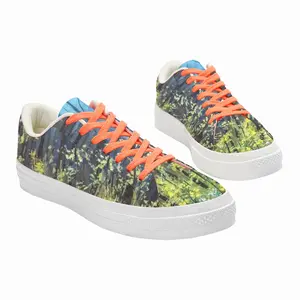 Men Morning Forest Low Top Canvas Shoes